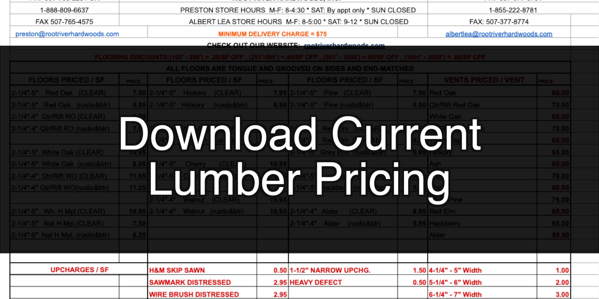 Lumber Pricing