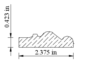 Base Cap|Millwork Profile|Root River Hardwoods|RR228