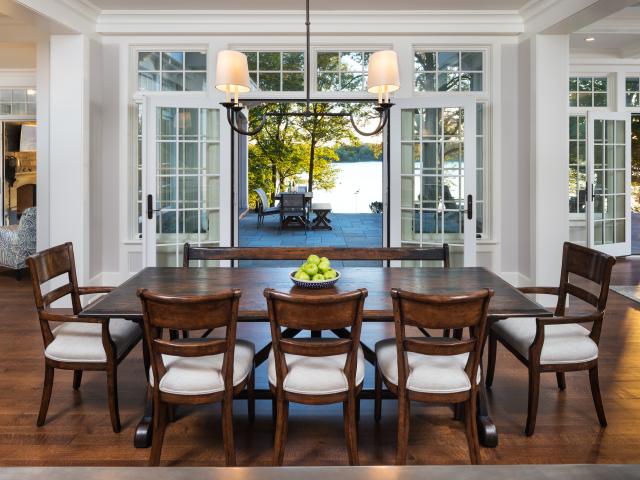 Luxury Home|Dining Room|Root River Hardwoods|John Kraemer and Sons