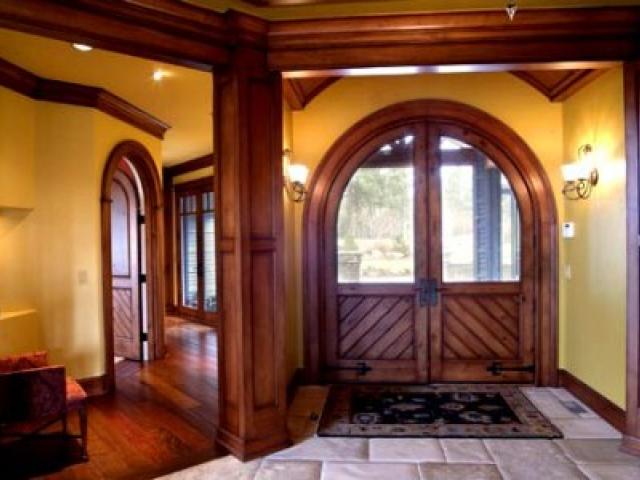 Front Entry Door|Arch Top|Root River Hardwoods