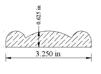 Symmetrical Casing|Millwork Profile|Root River Hardwoods|RR1115