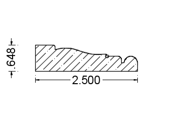 Millwork Profile|Root River Hardwoods|RR1189